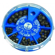 Anchor Double Cut Split Shot - 6 Division Dispenser