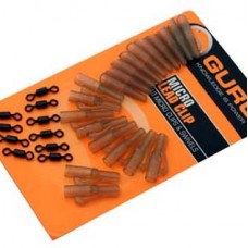 Guru Micro Lead Clip 10pk Including Tail Rubbers + Swivels