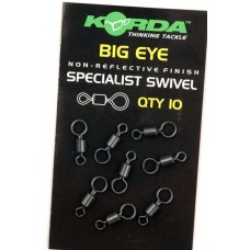Korda Big Eye Swivels 10pk Korda Big Eye Swivels 10pk