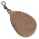 Korda 5 x Textured Flat Swivel Pear Leads
