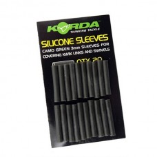 Korda Silicone Sleeves Weed Green 20pk