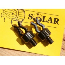 Solar Plastic Micro Adjustable Line Clips 2pk